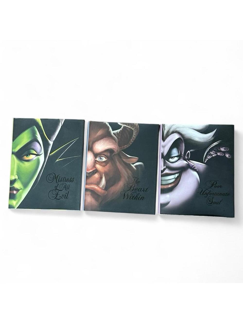 Disney Villains Serena Valentino Hardcover Book Lot Maleficent Ursula Beast